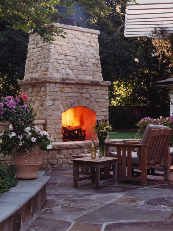 Outdoor Fireplace