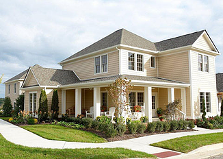LP Siding on Cape Cod style home