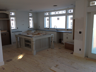 Custom Kitchen overlooking Cape Cod Bay
