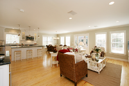 Chatham Beach House living room & kitchen resized 600