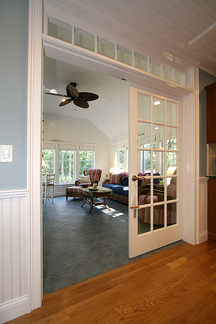 Dennis Custom Cape sunroom from kitchen resized 600