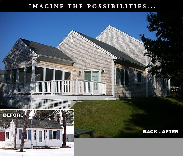 Remodeling on Cape Cod Before and After