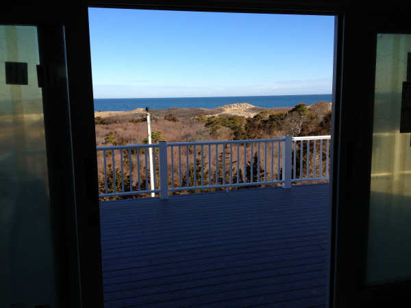 Deck overlooking Cape Cod Bay