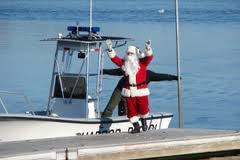 Cape Cod Santa arrives