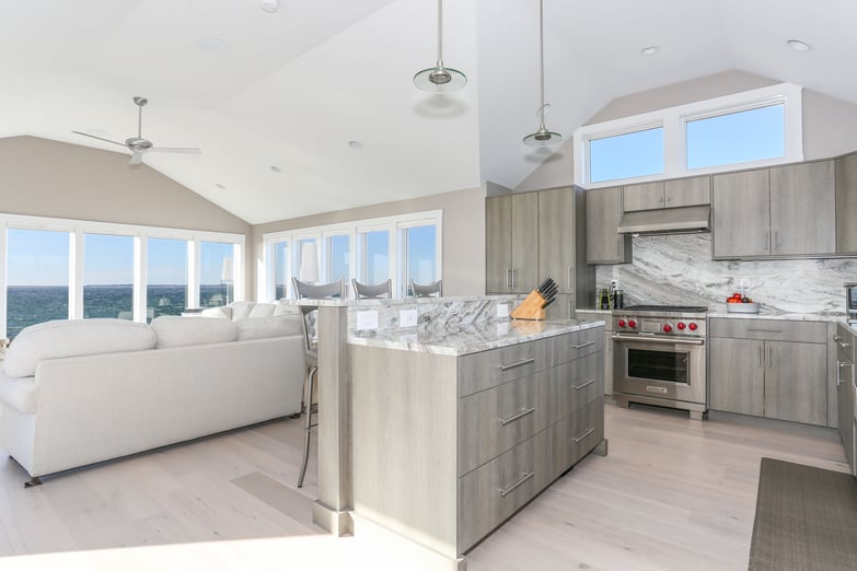 Truro Custom Kitchen, Waterfront, REEF, Cape Cod Builder 